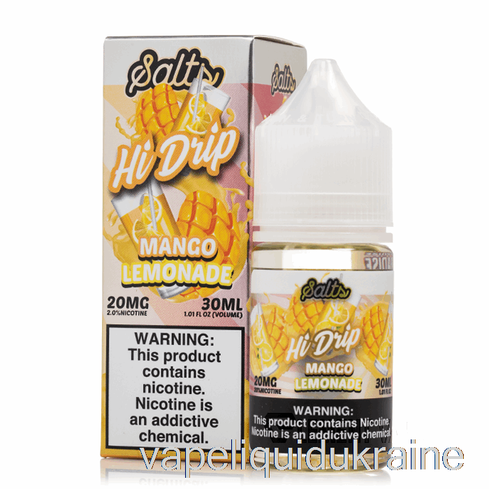 Vape Liquid Ukraine Mango Lemonade - Hi-Drip Salts - 30mL 50mg